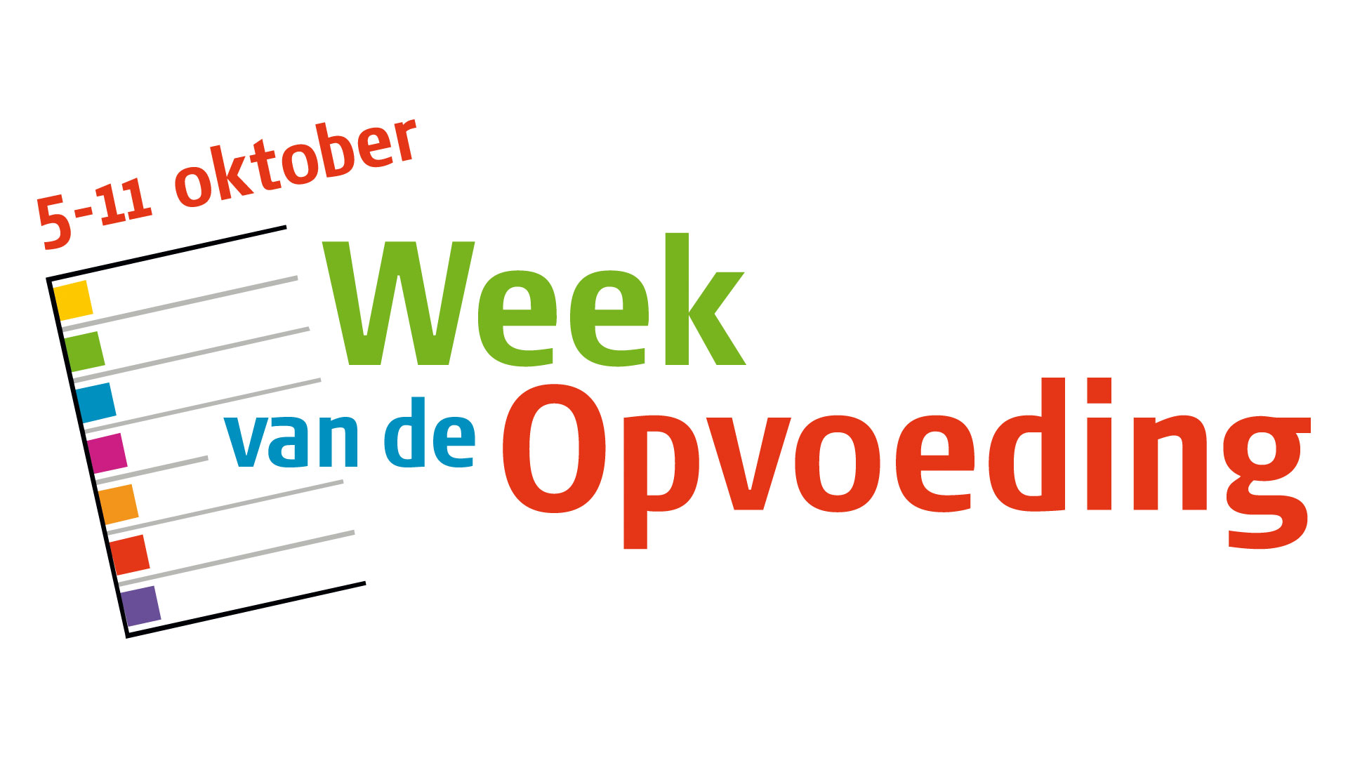 Week van de Opvoeding 2015: Geef me de vijf!